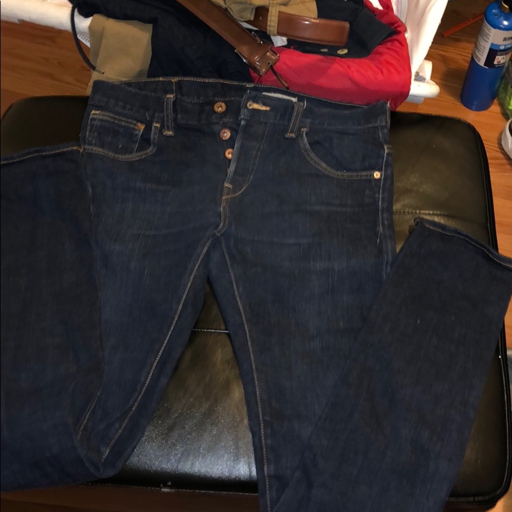 Denim slim jeans